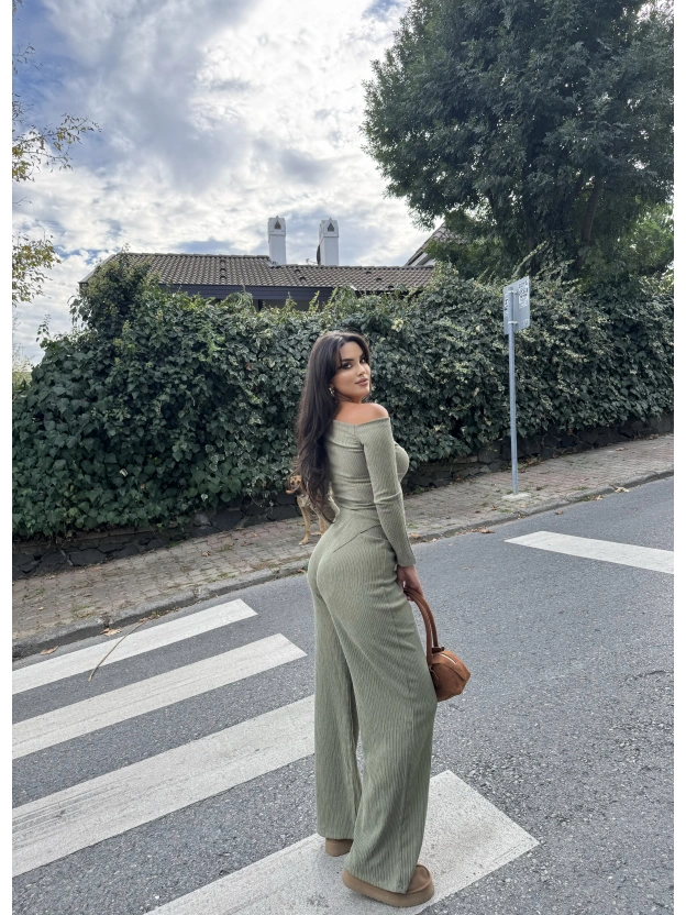 Haki Asimetrik Alt Üst Takım