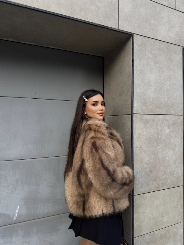 Karamel Efektli Kürk