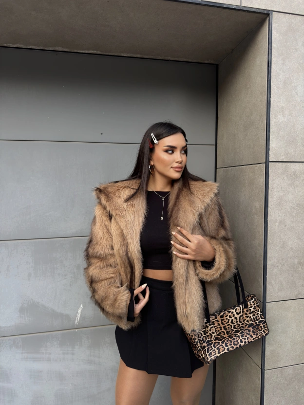 Karamel Efektli Kürk