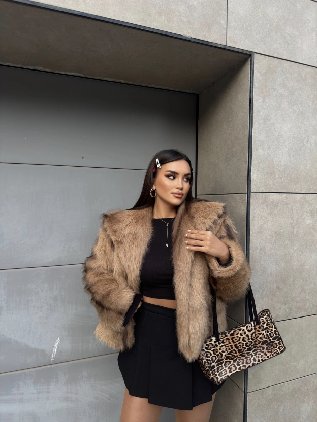 Karamel Efektli Kürk