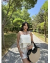 Taş Askılı Bluz Şort Takım