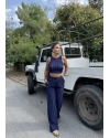 Lacivert Dikiş Detay Alt Üst Takım