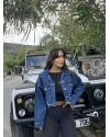 Mavi Crop Ceket