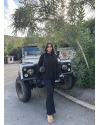 Siyah Oversize Triko Alt Üst Takım