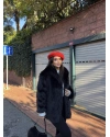 Siyah Uzun Premium Kürk
