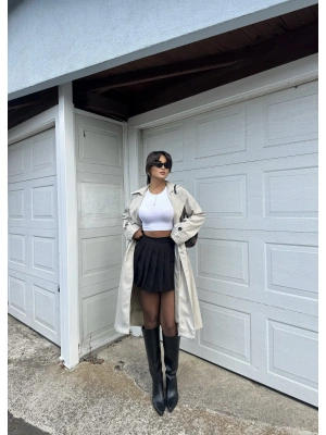 Bej Premium Trençkot