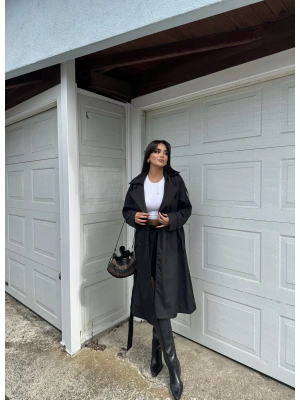 Siyah Premium Trençkot