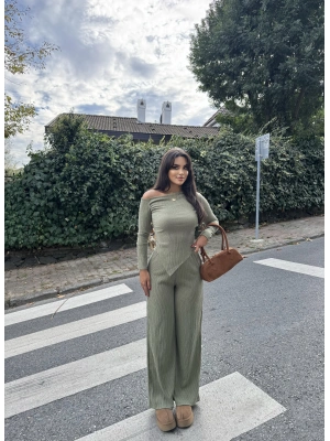 Haki Asimetrik Alt Üst Takım