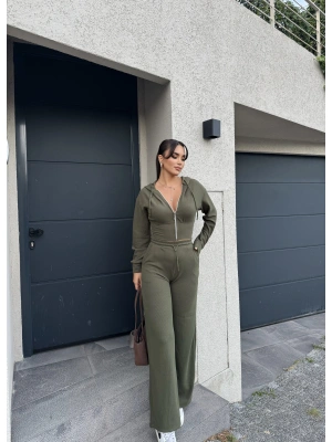 Haki Korse Detay Alt Üst Takım