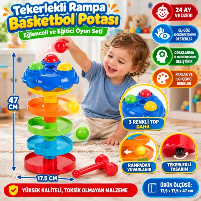 03 652-1020365201001 ÇINGIRAKLI DÖNERLİ TOP OYUNU