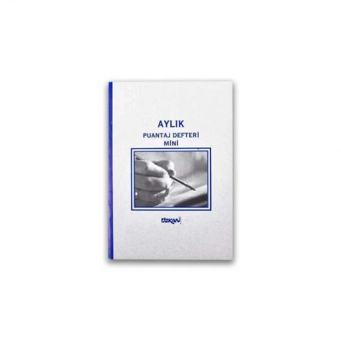 0335 Puantaj Defteri Mini 1 Adet