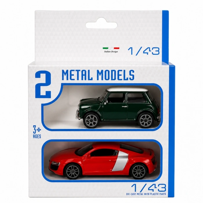 1:43 Street Fire Çiftli Arabalar 2li Set