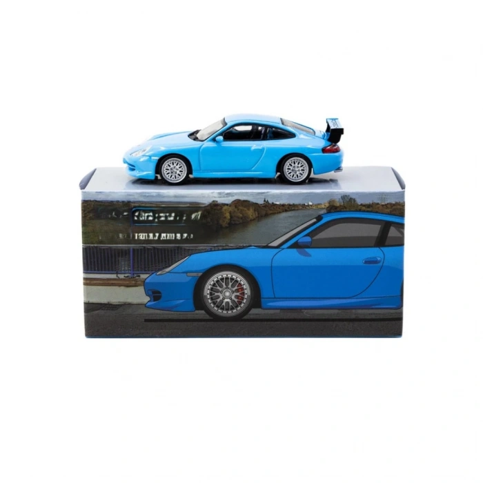 1/64 MODEL ARAÇ 911 GT3 (type 996) Light Blue