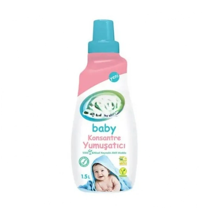 %100 Bitkisel Konsantre Yumuşatıcı 1500 ml