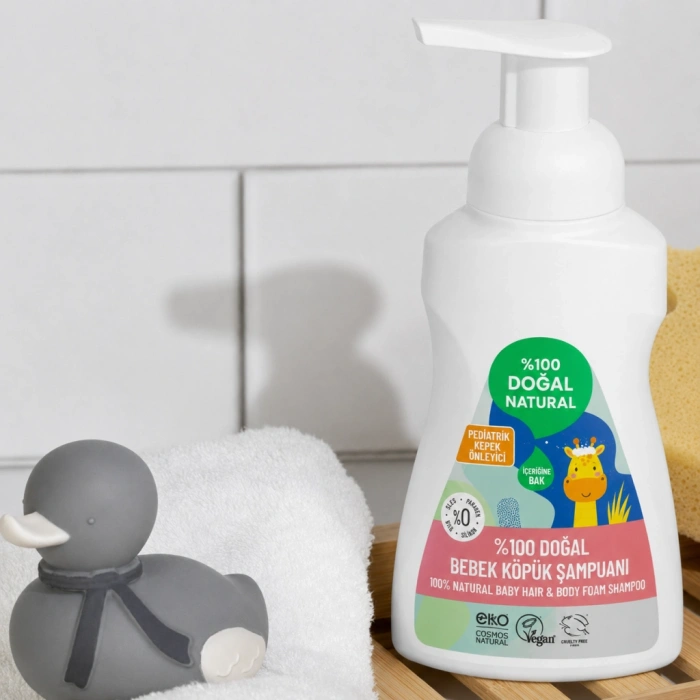 %100 Doğal Bebek Köpük Şampuanı 250 ml