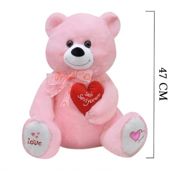 1030 YUMOŞ AYI 47 CM PEMBE PELUŞ
