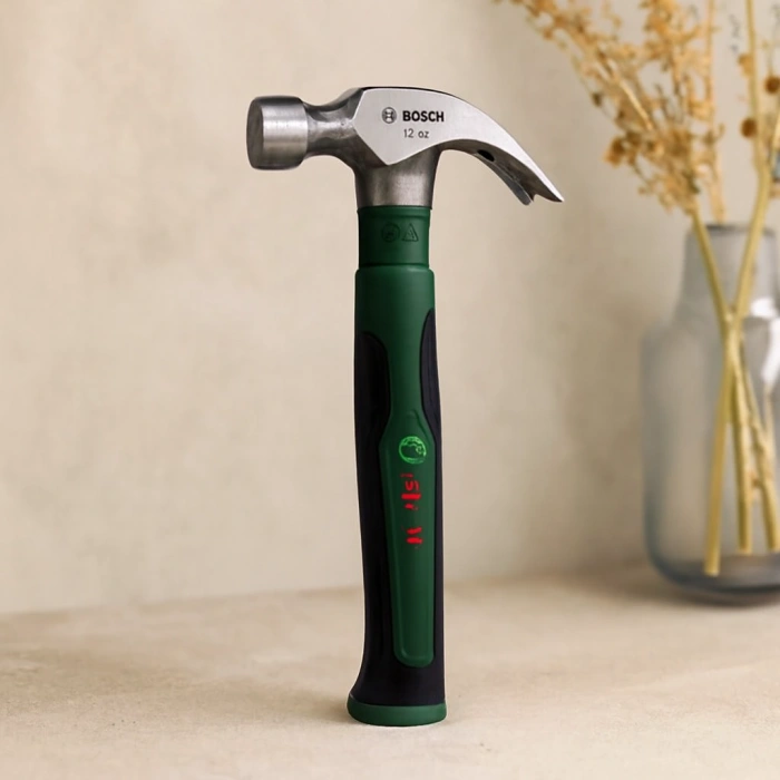12 oz Orta Çatal Çekiç 24 cm - Ergonomik Yumuşak Sap