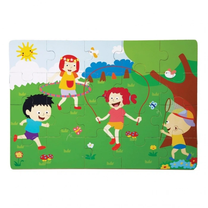 1276- İlkbahar Ahşap Yer Puzzle