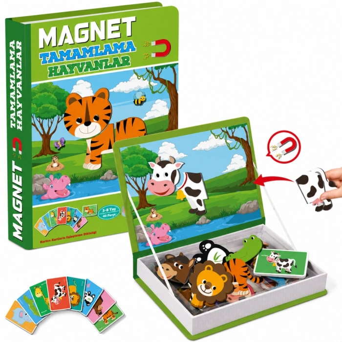 1512  Magnet Tamamlama - Hayvanlar/ +3 yaş