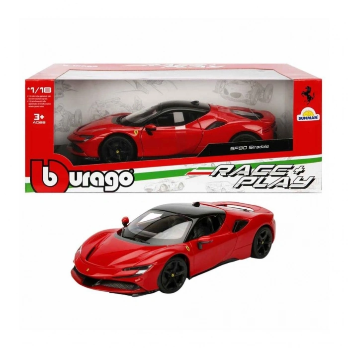 16015 1:18 Ferrari SF90 Stradale Model Araba -