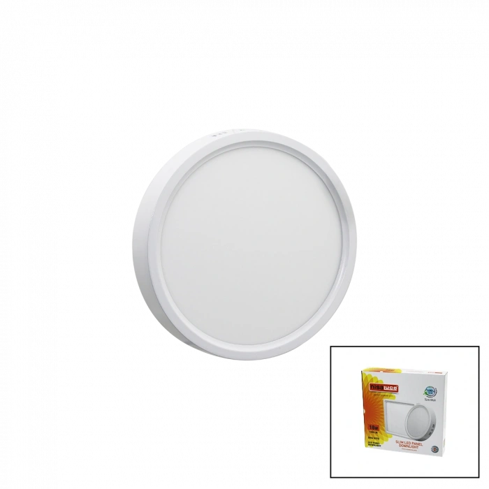 18W 6500K Yuvarlak LED Slim Panel 20.5 cm - 1260 lm