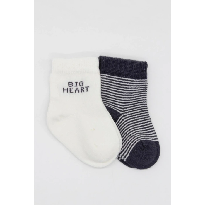 2Li Big Heart Penye Soket Çorap 10117 Antrasit