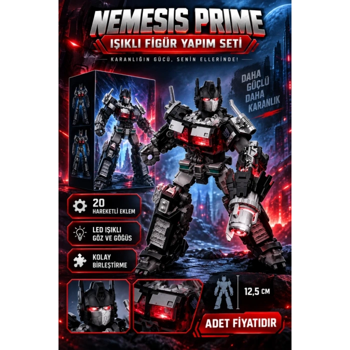 2071155 FİGÜR TRANSFORMERS CLASSIC CLASS 08 NEMESIS PRIME TRNS