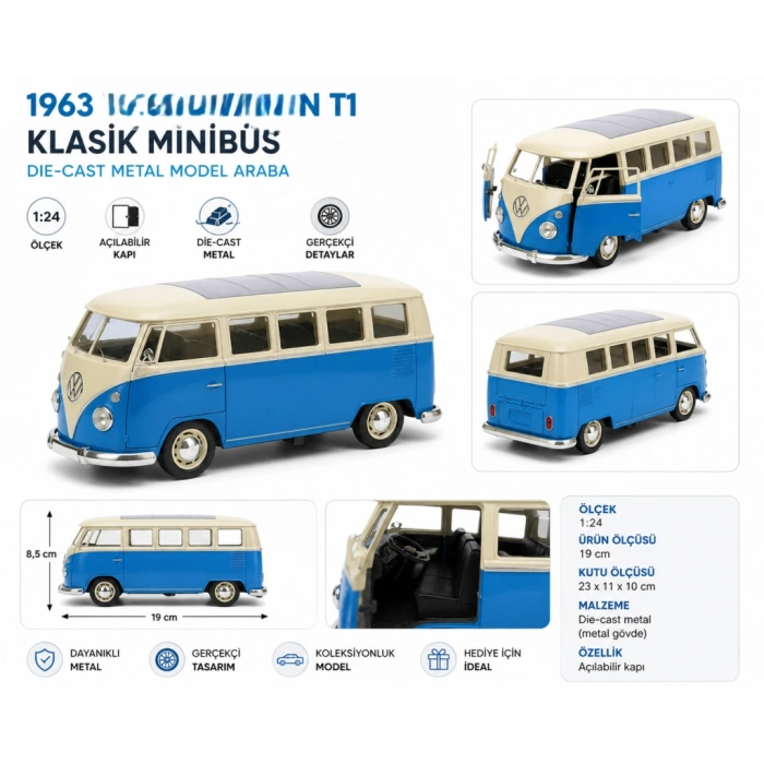 22095 1 24 1963 MODEL ARAÇ T1 BUS 12