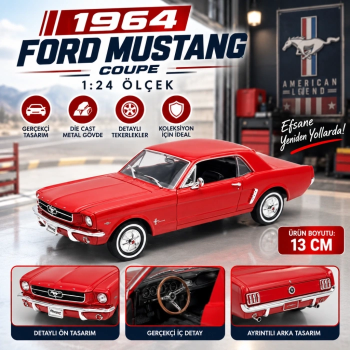 22451 1 24 1964 2 FORD MUSTANG COUP