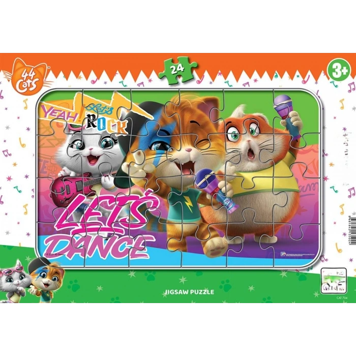 24 Parça Cats  Frame Puzzle