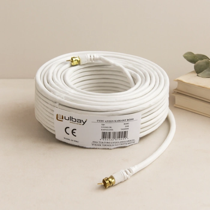 25 m RG6U Uydu Anten Kablosu