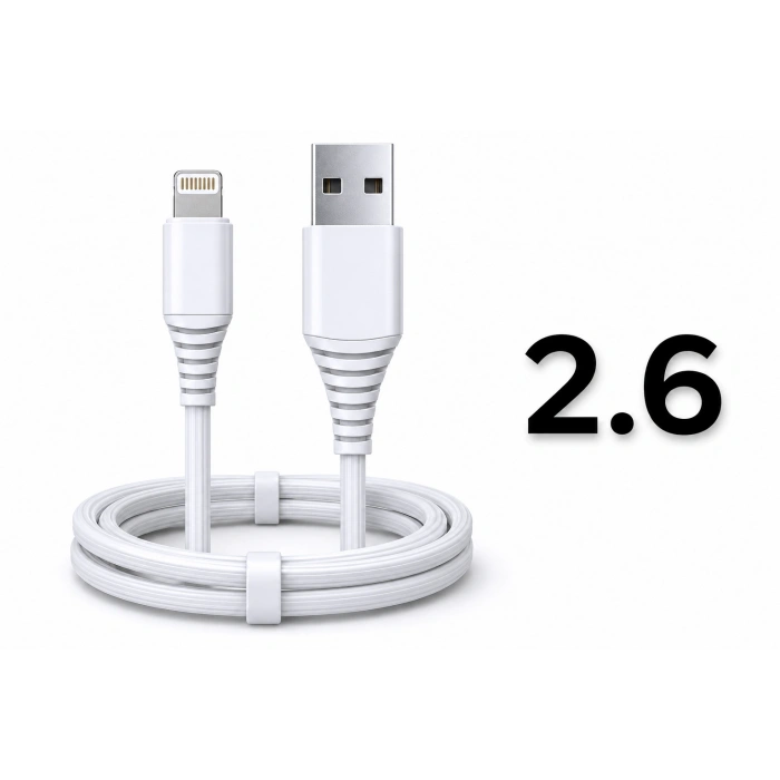 2.6A USB Lightning Sarj + Kablosu