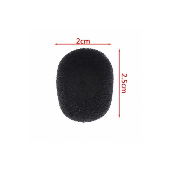 3 ADET Mini Yaka Mikrofon Süngeri Kürsü Mikrofon Süngeri