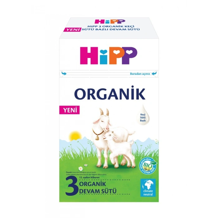 3 Organik Keçisütü Bazlı Bebek Devam Sütü 400 Gr