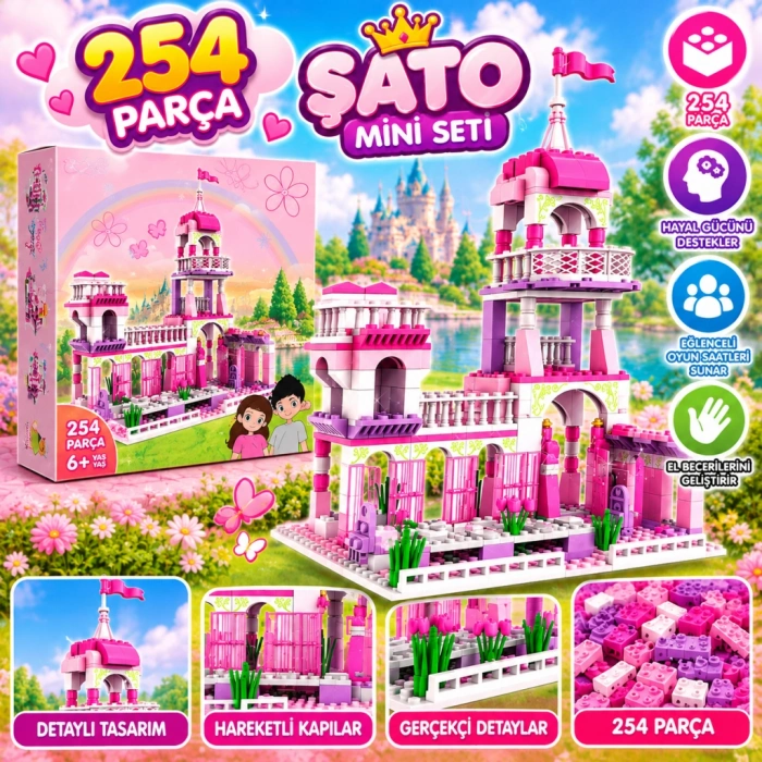 3262 254 PARÇA ŞATO MİNİ