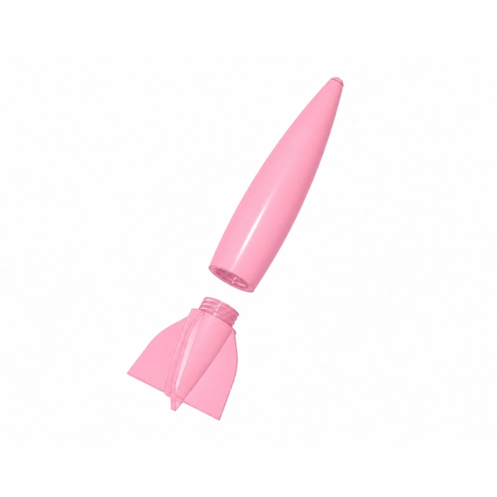 3D Baskı Su Roketi Torpido Oyuncağı - Havuz Dalış Oyuncağı-Pembe