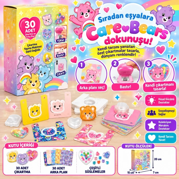 3D Çıkartma Seti Yedek Paketi