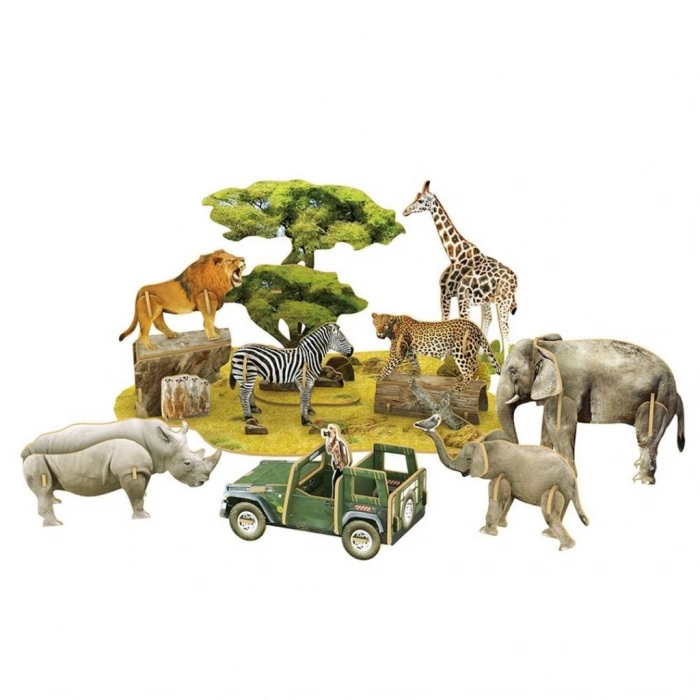 3D Puzzle Afrika Yaban Hayatı