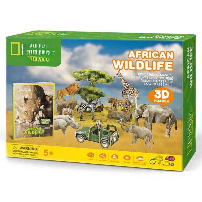 3D Puzzle Afrika Yaban Hayatı