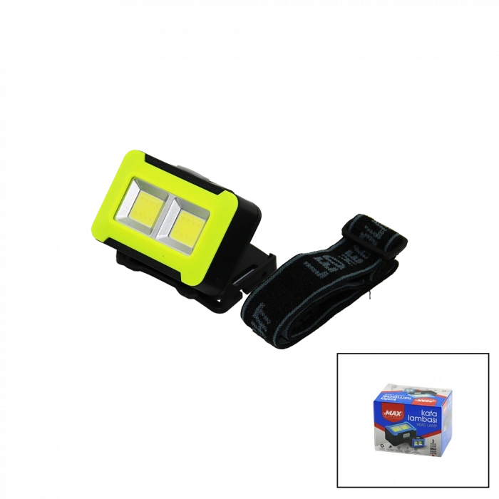 3W COB LED Kafa Lambası 150 Lümen (3 Kademe & Flaşör)