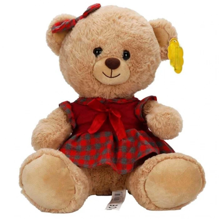 4810 PELUŞ AYI ELBİSELİ 32CM 2A