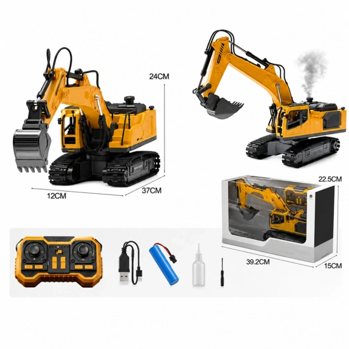 4D-E1 METAL AĞIZLI DUMAN ATAN FARKLI KONTROLLÜ EXCAVATOR