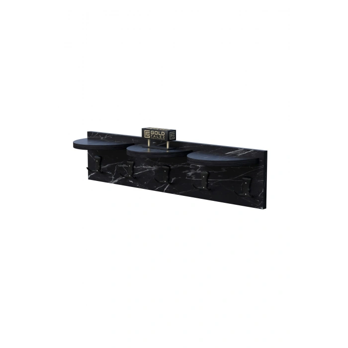5li Duvar Askılığı Bendir Siyah 80 cm