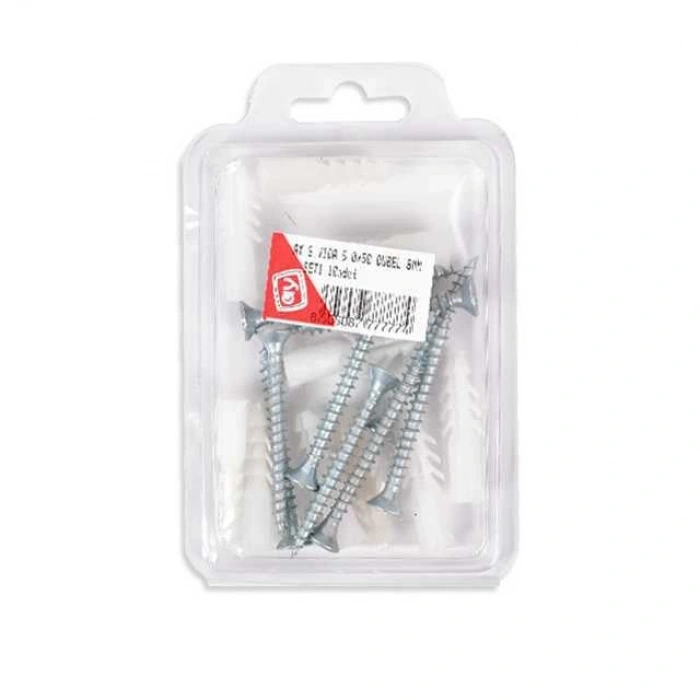 5x50 8mm Dubel S.Vida Seti 10 Adet