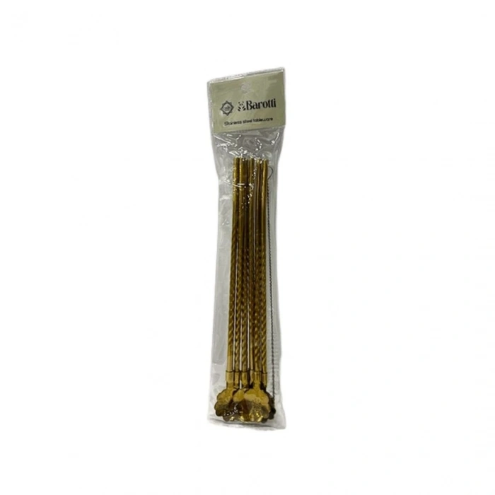 6li Gold Kaşıklı Pipet