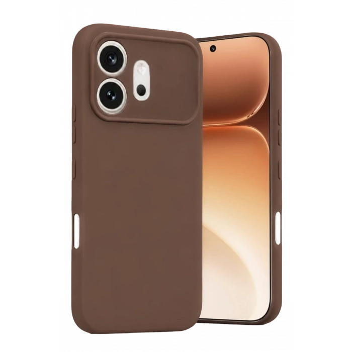 Huawei Honor 600 First Silikon - Kahverengi