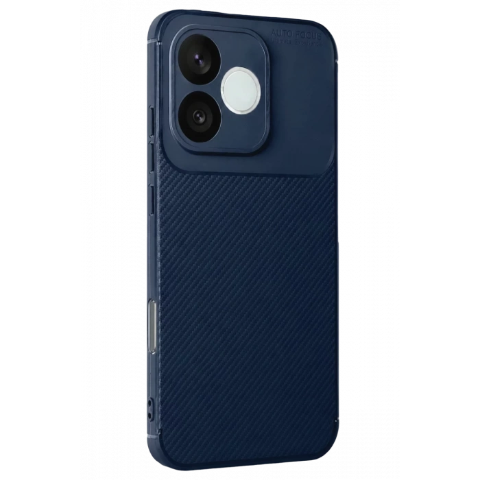 Huawei Honor 600 Lite Auto Focus Karbon Kapak - Lacivert