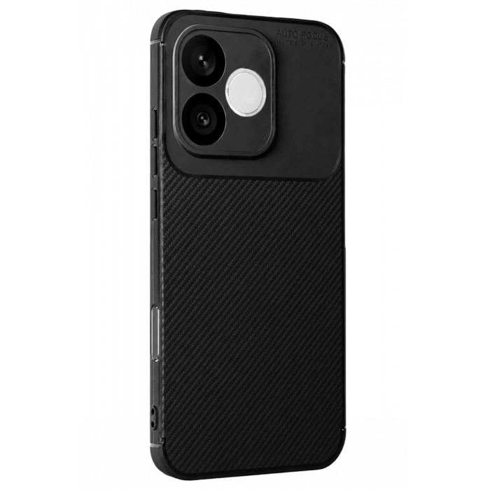 Huawei Honor 600 Lite Auto Focus Karbon Kapak - Siyah