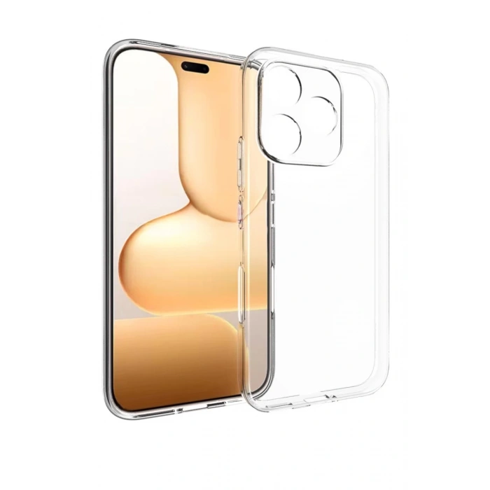 Huawei Honor 600 Lite Lüx Şeffaf Silikon - Şeffaf