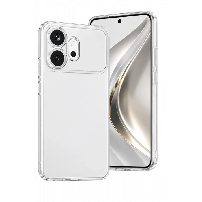 Huawei Honor 600 Lüx Şeffaf Silikon - Şeffaf